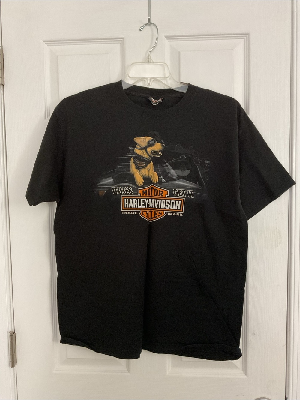 Harley-Davidson Black Short Sleeve Dogs Get It Tee Graphic